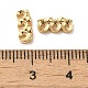 Латунный микро pave прозрачный кубик циркония подвески KK-G481-01G-3