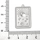 Подвески из нержавеющей стали 304 с защитой от потускнения STAS-K293-03P-3