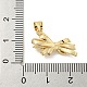 Стойка из латуни с подвеской из кубического циркония KK-P270-03A-G-3