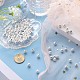 100 шт. текстурированные круглые латунные бусины KK-SC0003-39-3