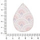 Печатные подвески из непрозрачного акрила FIND-K017-16C-3